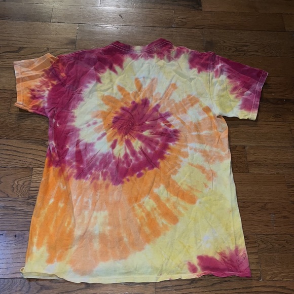 2015 Rare Vtg Grateful Dead 50th Anniversary Tie Dye Shirt M Orange Yellow - Picture 5 of 8